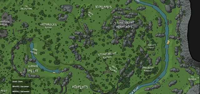 The map of the valley